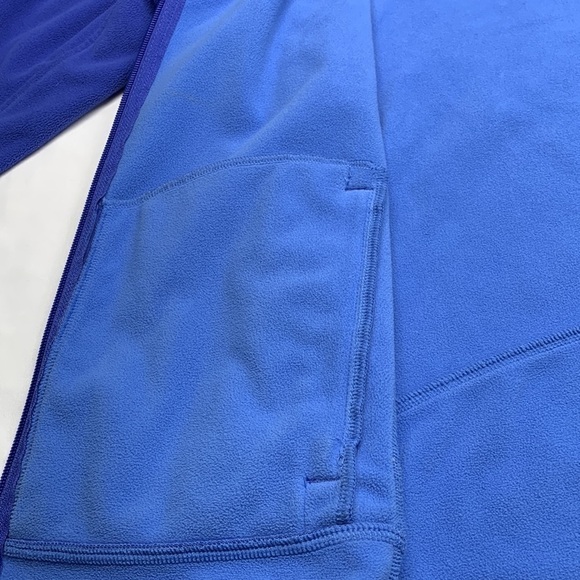 Lands End Fleece Jacket Mens Size Large 42-44 Blue - Picture 10 of 12